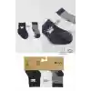 NessiWorld 3Lü Penye Soket Çorap BS10110 Antrasit