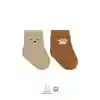 NessiWorld Bear Penye Soket Çorap 2Li BS10116 Bej