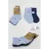 NessiWorld Bear Penye Soket Çorap 2Li BS10116 Mavi