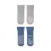 NessiWorld Çemberli Kaymaz Havlu Soket Çorap 2Li BS10503 İndigo Gri