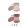 NessiWorld Çemberli Kaymaz Havlu Soket Çorap 2Li BS10503 Pudra Pembe