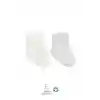 Puan Derby Penye Soket Çorap 2Li BS10103 Gri Ekru