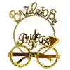 Bride To Be Yazılı Taç ve Bride To Be Yazılı Gözlük Seti Altın Renk NessiWorld