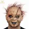 Korku Bebek Maskesi – Saçlı Plastik Yüz Maskesi