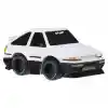 CarTuned JDM Seri 1 1985-87 Sprinter Trueno GT-Apex AE86 - Siyah Beyaz Araba