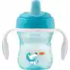 Chicco Yarı Yumuşak Uçlu Alıştırma Bardağı 6 Ay+ 200 ml Erkek