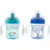 Chicco Yarı Yumuşak Uçlu Alıştırma Bardağı 6 Ay+ 200 ml Erkek