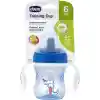 Chicco Yarı Yumuşak Uçlu Alıştırma Bardağı 6 Ay+ 200 ml Erkek