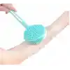 Çift Taraflı Silikon Uzun Saplı  Banyo Fırçası CM-331