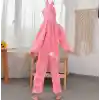 Çocuk Tavşan Kostümü Pembe Renk 6-7 Yaş 120 cm