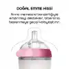 Antikolik Silikon Biberon 250 ml 3-6 Ay Pembe