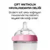 Antikolik Silikon Biberon 250 ml 3-6 Ay Pembe