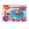 Crafy Oyun Kum Seti Unicorn Pembe Mor 2x125