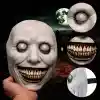 Dehşet Gülüşlü Donuk Göz Efektli Korku Maskesi 22x18 cm