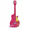 Elektronik Tuşlu ve Telli Askılı Pembe Gitar