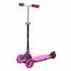 3 Tekerlekli Katlanabilir Illuminate Işıklı Pembe Scooter