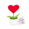 NessiWorld FL-7 12Lİ Kroşe Örgü Saksıda Kalp -Birliktoys