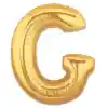 G Harf Folyo Balon Altın Renk  40 inç