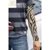 Giyilebilir Kol Dövmesi Çorap Dövme 3D Baskılı Kol Bacak Dövme 2 Adet Model 2