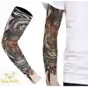Giyilebilir Kol Dövmesi Çorap Dövme 3D Baskılı Kol Bacak Dövme 2 Adet Model 3