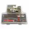 1/64 1967 Dodge D-100 with Tandem Car Trailer