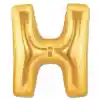 H Harf Folyo Balon Altın Renk  40 inç