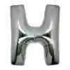 H Harf Folyo Balon Gümüş Renk  40 inç