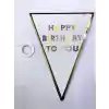 Happy Birthday To You Flama Bayrak Süs