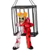 Hareketli Sesli Sensörlü Mahkum Joker İskelet Dekorasyon 22x27 cm