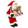 Hediye Paketi Taşıyan Noel Baba Dekoratif Biblo 45 cm
