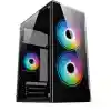 IROMX BTX-B350G 350W 2x12 CM RGB FAN ATX 1xUSB2.0/1xUSB3.0 SİYAH MINI GAMING KASA