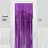 Işıltılı Duvar ve Kapı Perdesi Mor Renk 90x200 cm