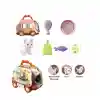 JND-6801 Taşıma Araba Çantalı Hareketli Pilli Kedi Set -Vardem Oyuncak