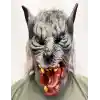 Kafaya Tam Geçmeli Lateks Dil Çıkaran Mavi Gözlü Kurt Maskesi NessiWorld