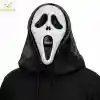 Kapşonlu Çığlık Maskesi Scream Maskesi - Hayalet Maskesi 33x21 cm