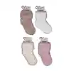 NessiWorld Alyosa Kız Bebek Havlu Soket Çorap 450911 Asorti