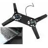Katlanabilir Laptop Soğutucu 2 fanlı