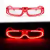 Kırmızı LED Işıklı Parti Gözlüğü 3 Modlu – Gece Eğlence Gözlüğü