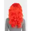 Kırmızı Renk Uzun Dalgalı Parti Peruğu