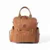 Kitty Deri Anne Bebek Bakım Sırt Çantası 7271 Taba
