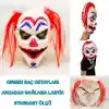 Kızıl Saçlı Joker Palyaço Maskesi