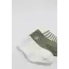 Koala Boy 3lü Penye Soket Çorap 10133 Ekru
