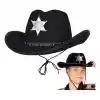Kovboy Şerif Şapkası Siyah 12 Adet - Kostüm, Parti ve Gösteri Şapkası