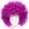 Koyu Mor Renk Violet Afro Bonus Saç Peruk