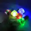 Kristal Tasarımlı Led Glow Işıklı 3 Modlu Kırmızı Yüzük 3.5 x 5 cm
