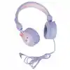 KULAKLIK MİKROFONLU KABLOLU TAVŞAN RESİMLİ LİLA