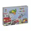 LCBYB00 Kids Baby Puzzles - Taşıtlar / 2+2+3+4 Parça Puzzle / +1 yaş