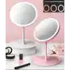 Led Işıklı Dokunmatik Makyaj Aynası 3 Kademeli Işık Ayarlı