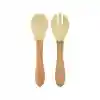 Mama Kaşığı ve Çatal Seti Mellow Yellow