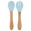 Mama Kaşığı ve Çatal Seti Mineral Blue